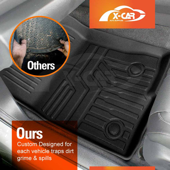 3D Floor Mats for Honda Civic 10th 2016-2021 All-Weather Car Liners