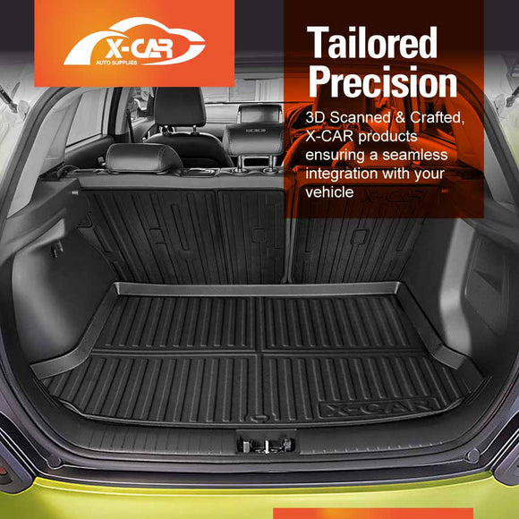 Boot Liner/ Back Seat Protector for Hyundai Kona 2017-2023 Trunk Cargo Mat Luggage Tray