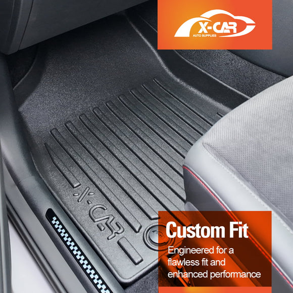 3D Floor Mats for Hyundai Kona 2023-Onwards All-Weather Car Liners