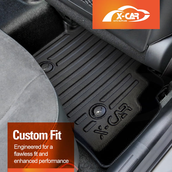 3D Floor Mats for Hyundai Kona 2023-Onwards All-Weather Car Liners