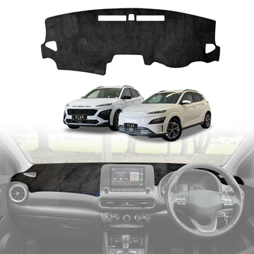 Dash Mat for Hyundai Kona 2017-2023 Non-Slip Microfiber Pad Cover Interior Accessories