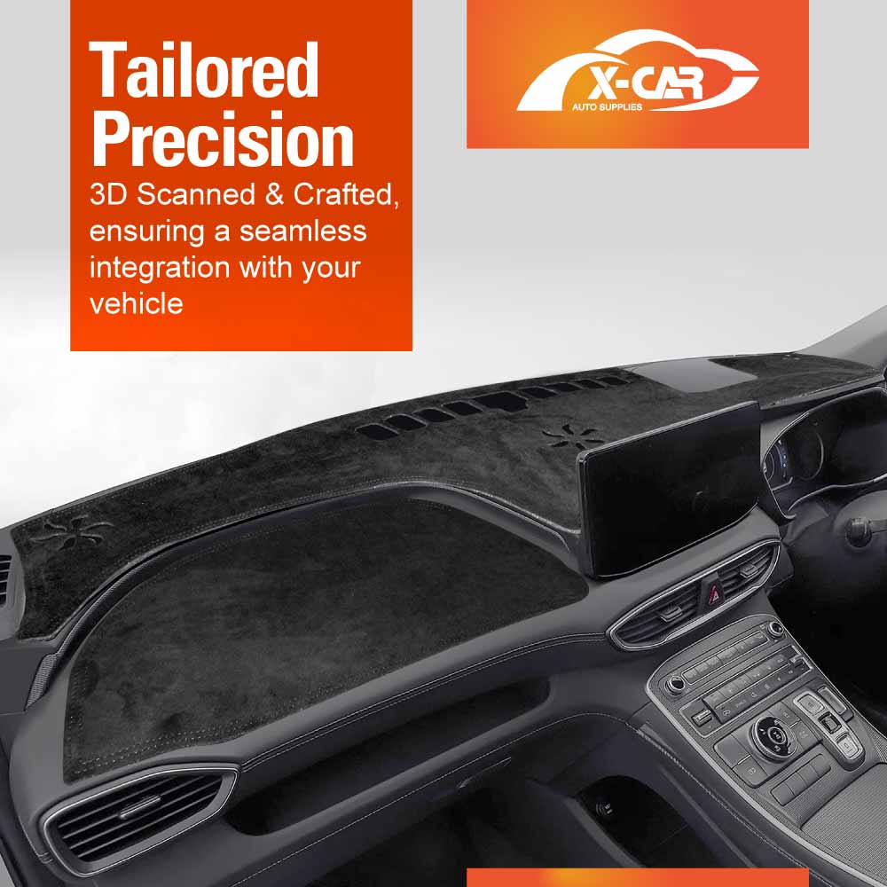 Dash Mat for Hyundai SantaFe Santa Fe 2018-2023  Non-Slip Microfiber Pad Cover - 0