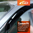 Weathershields for Hyundai Santa Fe SantaFe 2018-2023 Car Weather Shields Wind Deflectors Sun Visors-3