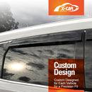 Weathershields for Hyundai Santa Fe SantaFe 2018-2023 Car Weather Shields Wind Deflectors Sun Visors-5
