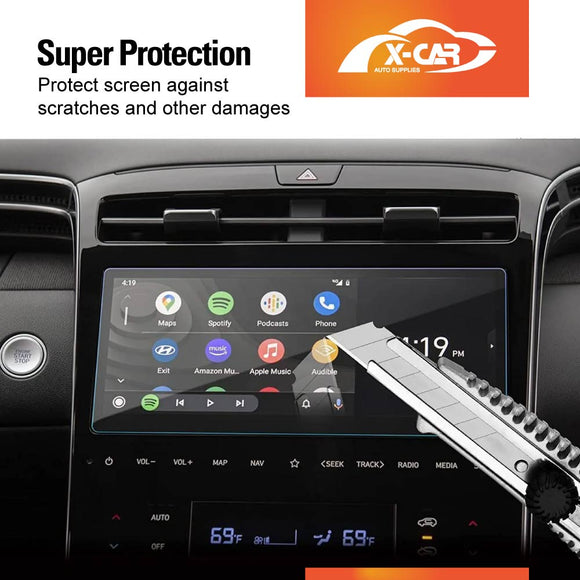 Hot Deal - Tempered Glass Screen Protector for Hyundai Tucson 2021-Onwards Touchscreen Cover