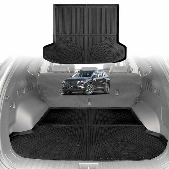 Boot Liner/ Back Seat Protector for Hyundai Tucson NX4 2021-Onwards All Weather Car Mats