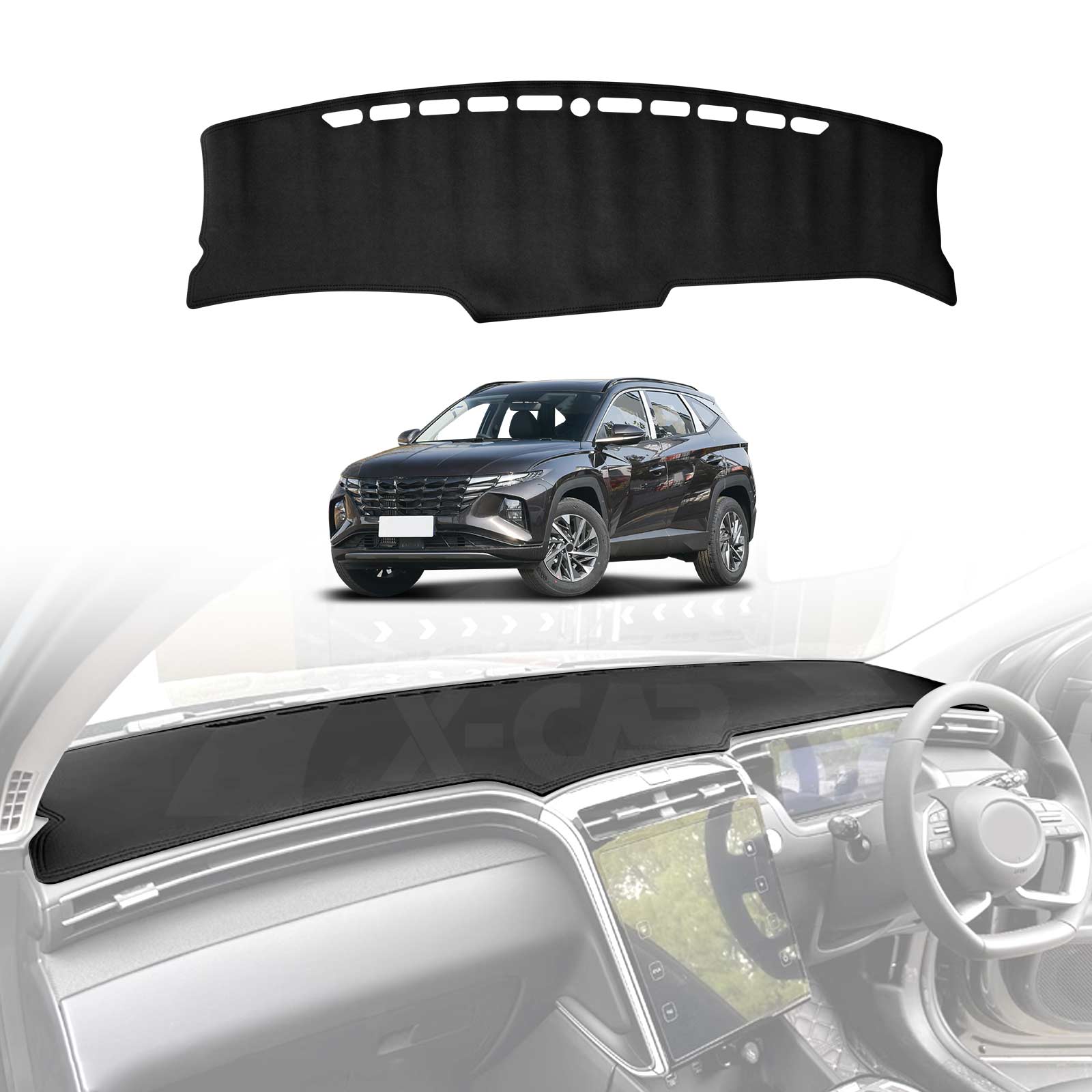 Dash Mat for Hyundai Tucson Highlander/ N Line 2021-Onwards Non-Slip M ...