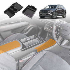 Centre Console Organizer for Hyundai Tucson NX4 V3 2025-Onwards Armrest Tray Cup Holder Storage Box Interior Accessories