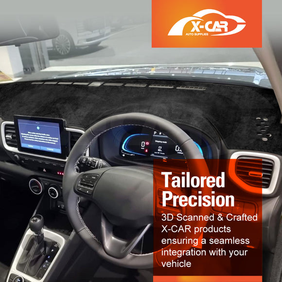 Dash Mat for Hyundai Venue 2019-Onwards Non-Slip Microfiber Dashboard Pad Interior Accessories
