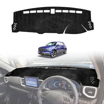 Dash Mat for Hyundai Venue 2019-Onwards Non-Slip Microfiber Dashboard Pad Interior Accessories