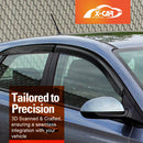 Weathershields for Hyundai Accent Hatch 2011-2019 Car Weather Shields Wind Deflectors Sun Visors-5