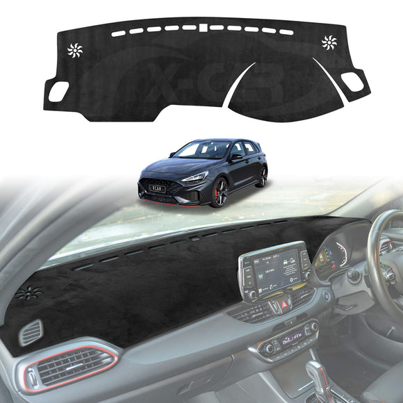 Dash Mat for Hyundai i30 Hatchback 2018-Onwards Non-Slip Microfiber Dashboard Pad Interior Accessories