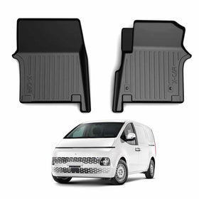 3D Floor Mats for Hyundai Staria 2021-Onwards All-Weather Car Liners - 0