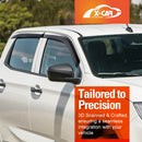 Weathershields for Isuzu D-MAX DMAX Dual Cab 2020-Onwards Car Weather Shields Wind Deflectors Sun Visors-8