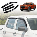 Weathershields for Isuzu D-MAX DMAX Dual Cab 2020-Onwards Car Weather Shields Wind Deflectors Sun Visors-1