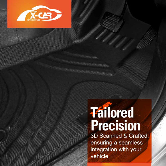 3D Floor Mats for ISUZU D-MAX DMAX Dual Cab 2012-2016 All-Weather Car Liners