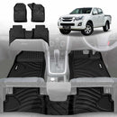 3D Floor Mats for ISUZU D-MAX DMAX Dual Cab 2012-2016 All-Weather Car Liners-1