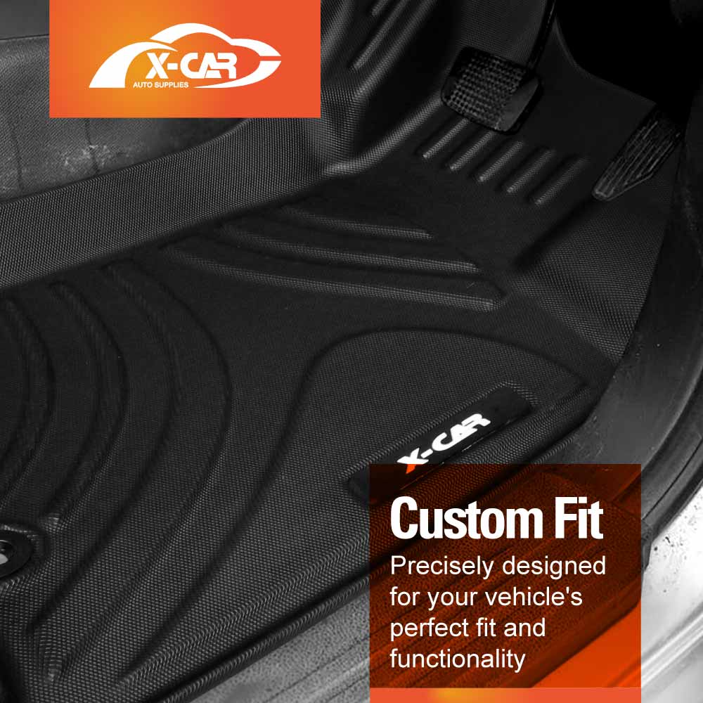 3D Floor Mats for ISUZU D-MAX DMAX Single Cab 2012-2020 All-Weather Car Liners - 0
