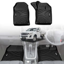 3D Floor Mats for ISUZU D-MAX DMAX Single Cab 2012-2016 All-Weather Car Liners-1