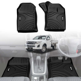 3D Floor Mats for ISUZU D-MAX DMAX Single Cab 2012-2016 All-Weather Car Liners