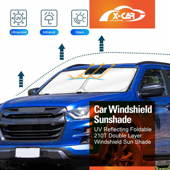 WindScreen Sun Shade for ISUZU D-MAX DMAX Dual Cab 2020-Onwards Sun Visor Protector