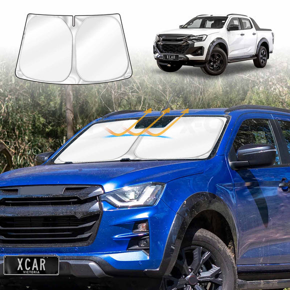 WindScreen Sun Shade for ISUZU D-MAX DMAX Dual Cab 2020-Onwards Sun Visor Protector