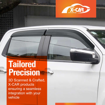 Weathershields for Isuzu D-MAX DMAX Dual Cab 2012-2020 Car Weather Shields Wind Deflectors Sun Visors - 0