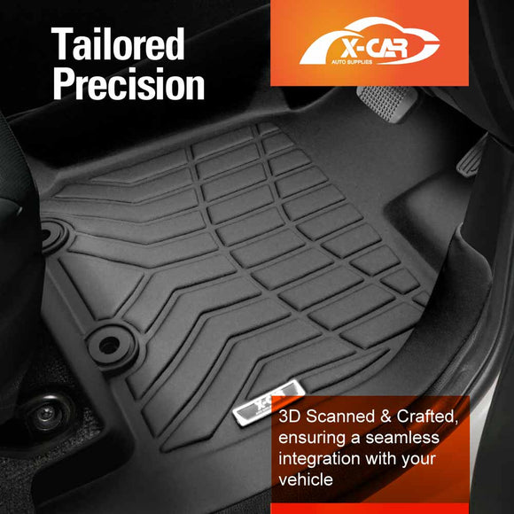 3D Car Mats for Mazda BT-50 BT50 Single Cab 2020-Onwards TF Series All-Weather Floor Liners