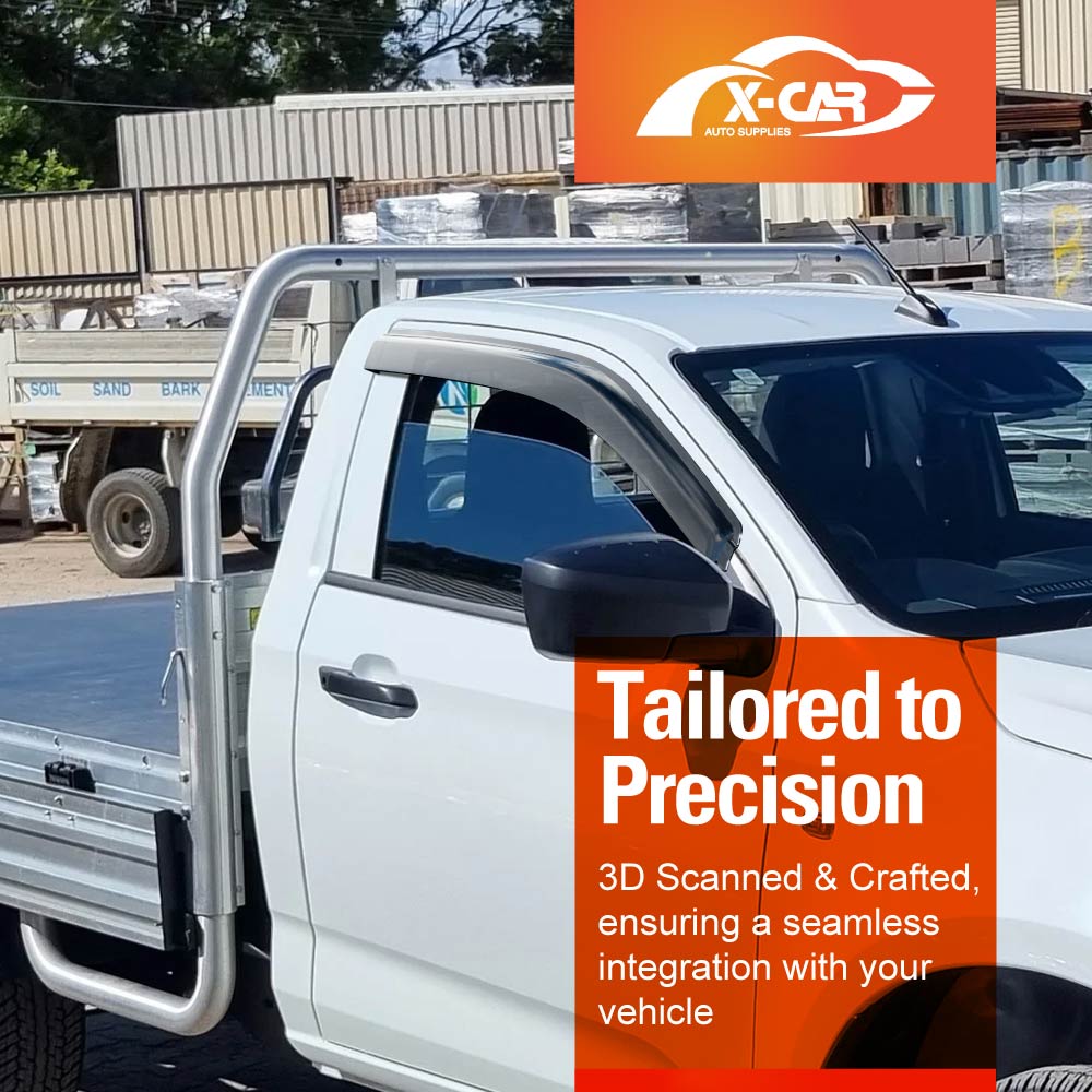 Weathershields for Isuzu DMAX D-MAX Single Cab 2020-2025 Car Weather Shields Wind Deflectors Sun Visors - 0