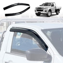 Weathershields for Isuzu DMAX D-MAX Single Cab 2020-Onwards Car Weather Shields Wind Deflectors Sun Visors-1