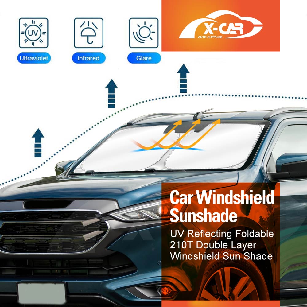 WindScreen Sun Shade For Isuzu MU-X MUX 2022-2025 WindShield Blind