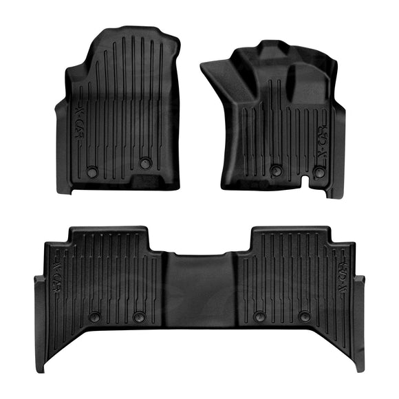 3D Floor Mats for JAC T9 Dual Cab 2024-Onwards All-Weather Car Liners