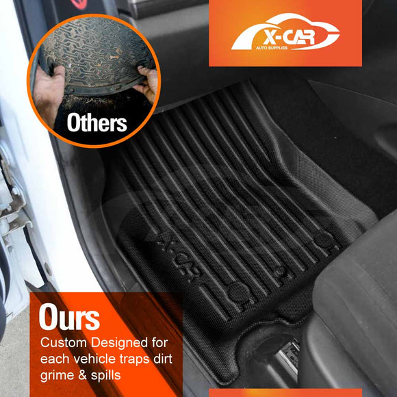 3D Floor Mats for Jeep Grand Cherokee 2011-2021 All-Weather Liners