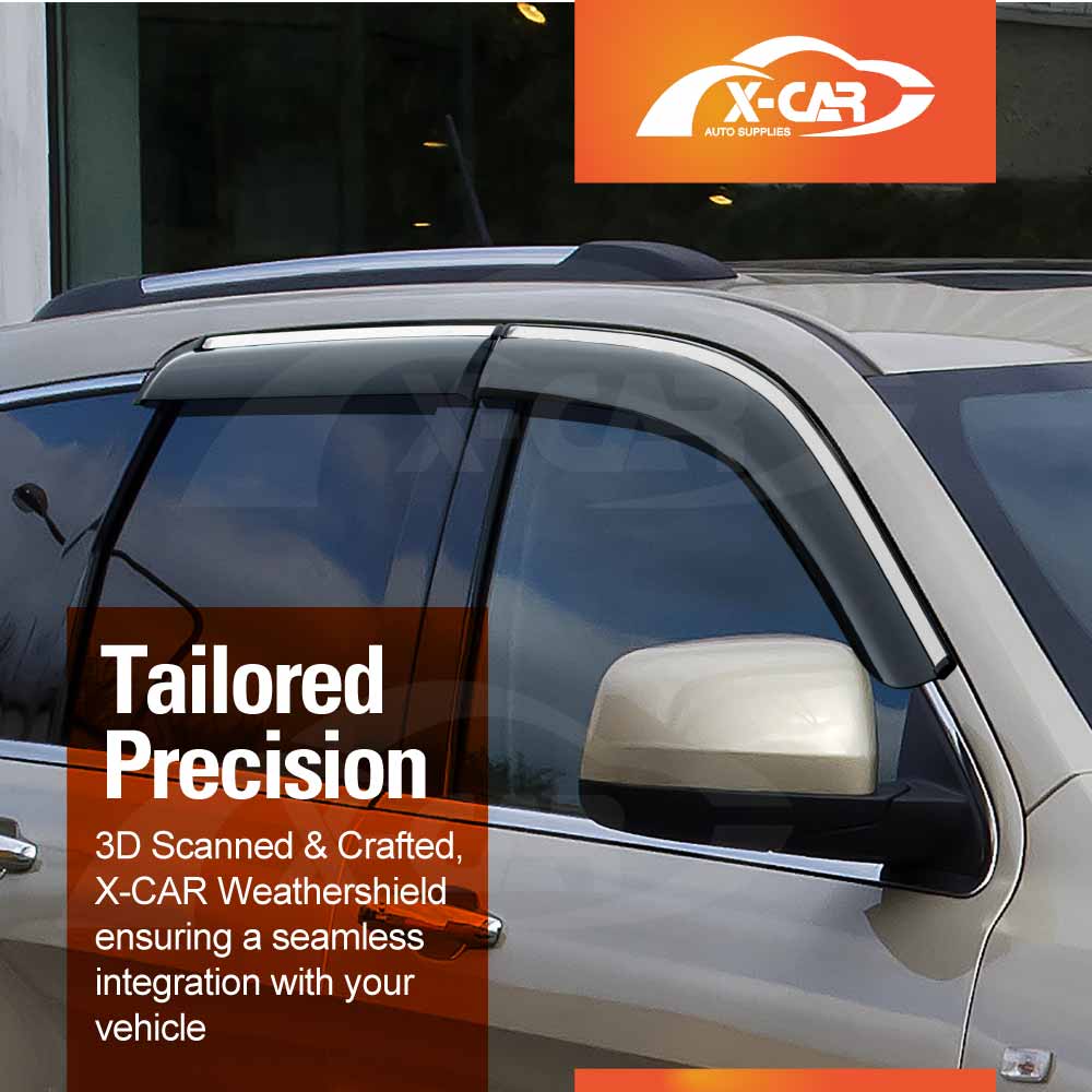 WeatherShields for Jeep Grand Cherokee 2011-2021 Car Weather Shields Wind Deflectors Sun Visors - 0