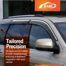 WeatherShields for Jeep Grand Cherokee 2011-2021 Car Weather Shields Wind Deflectors Sun Visors-2