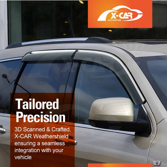 WeatherShields for Jeep Grand Cherokee 2011-2021 Car Weather Shields Wind Deflectors Sun Visors