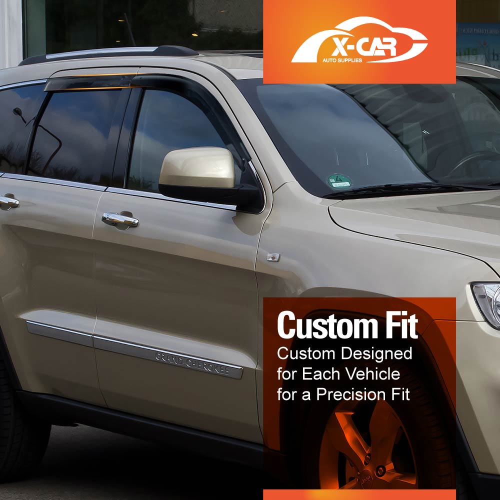WeatherShields for Jeep Grand Cherokee 2011-2021 Car Weather Shields Wind Deflectors Sun Visors