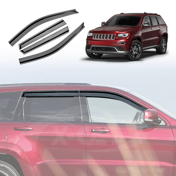 WeatherShields for Jeep Grand Cherokee 2011-2021 Car Weather Shields Wind Deflectors Sun Visors