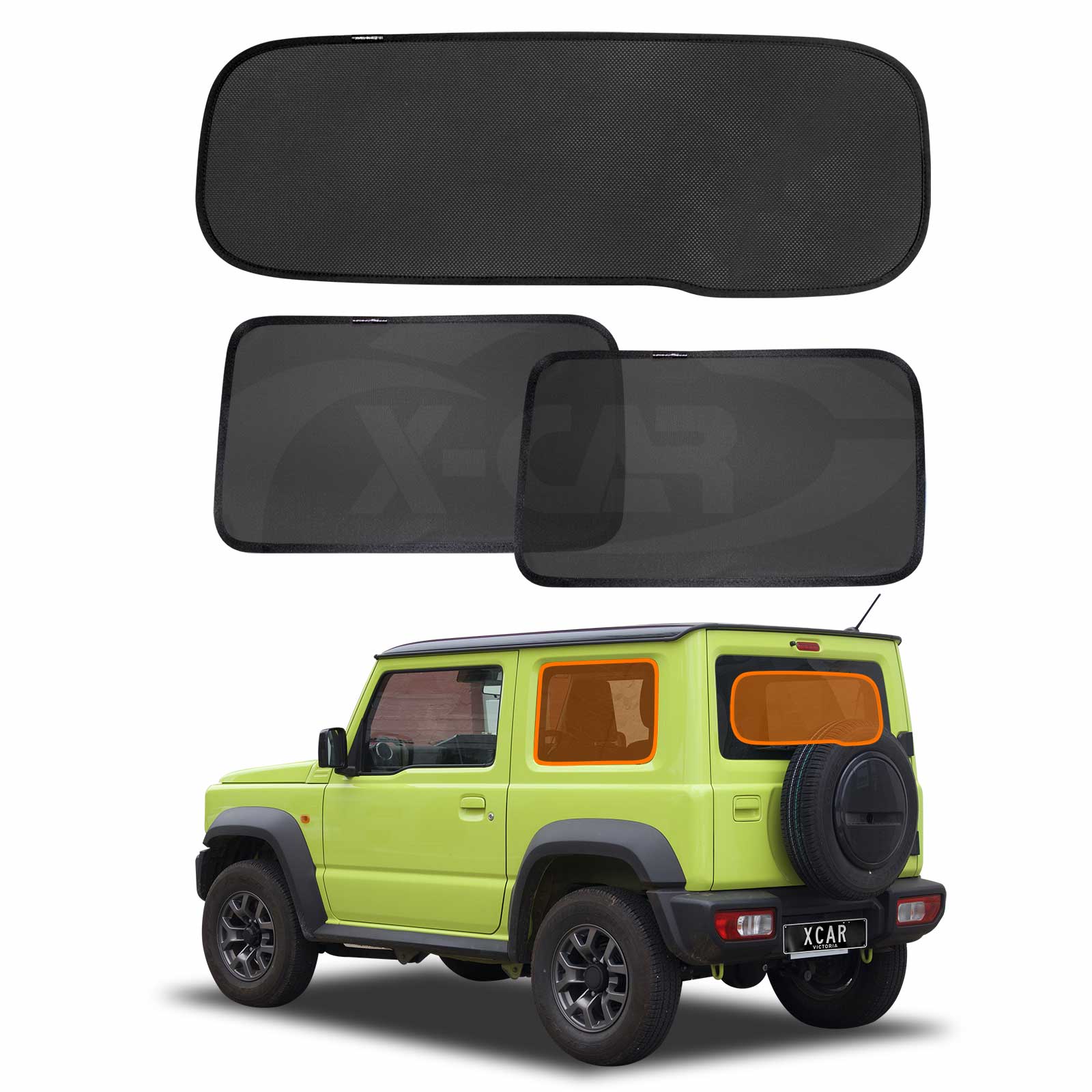 Magnetic Window Sun Shade for Suzuki Jimny 3-Door 2018-2025