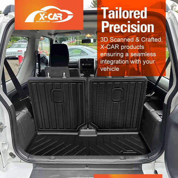 Boot Liner/ Back Seat Protector for Suzuki Jimny 3 Door 1998-2018 All Weather Cargo Mats