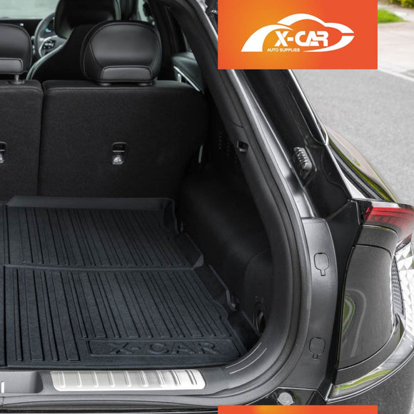 Boot Liner / Back Seat Protectors For Kia EV6 2021-Onwards Trunk Cargo Kick Mat