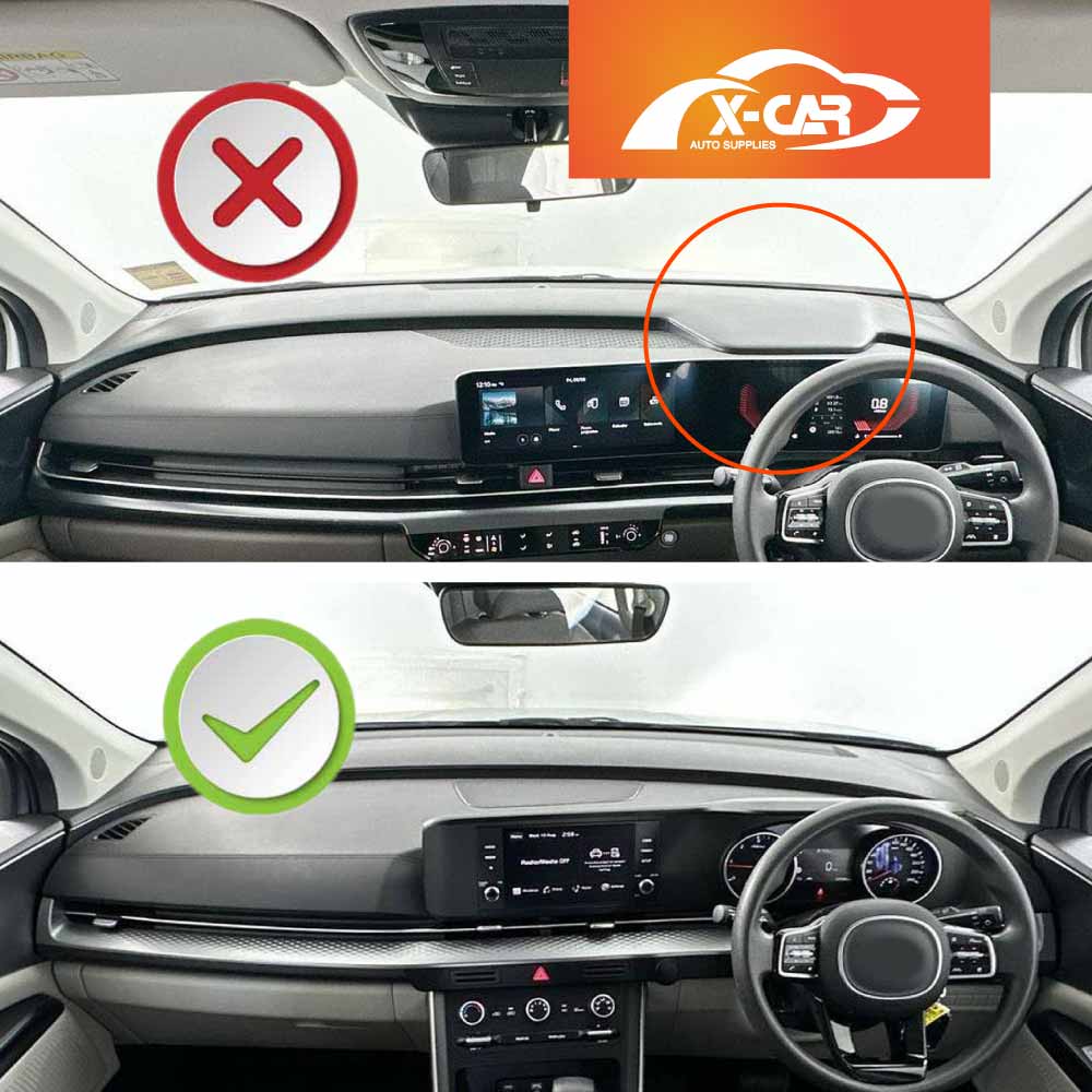 Dash Mats for Kia Carnival KA4 Series 2020-Onwards Non-Slip Dashboard Pad Cover