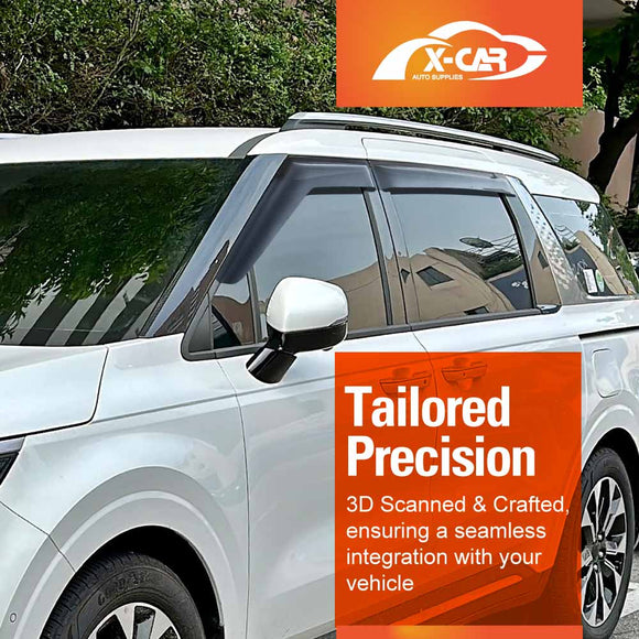 Weathershields for Kia Carnival KA4 Series 2020-2025 Car Weather Shields Wind Deflectors Sun Visors