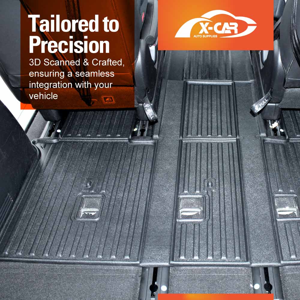 Floor Mats for Kia Carnival KA4 Series 2020-Onwards Heavy Duty All Weather Car Mats