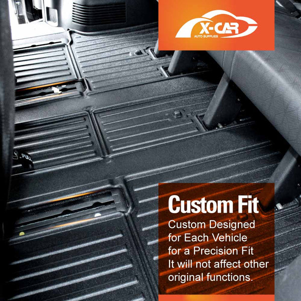 3D Floor Mats for Kia Carnival 2020-2025 KA4 Series All-Weather Liners