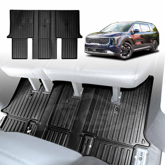 Floor Mats for Kia Carnival KA4 Series 2020-Onwards Heavy Duty All Weather Car Mats