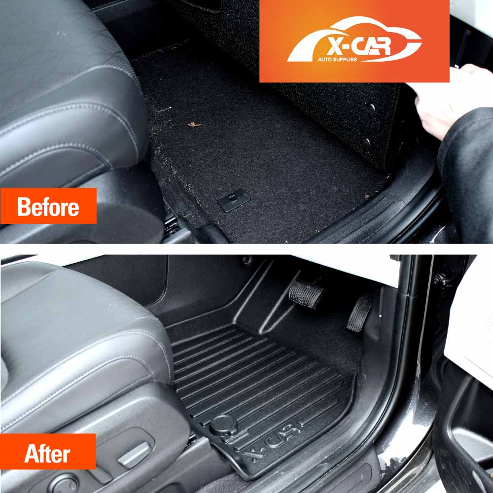 Genuine Kia Carnival (KA4) Tailored Carpet Floor Mat Set - Full Set For 2020-2025