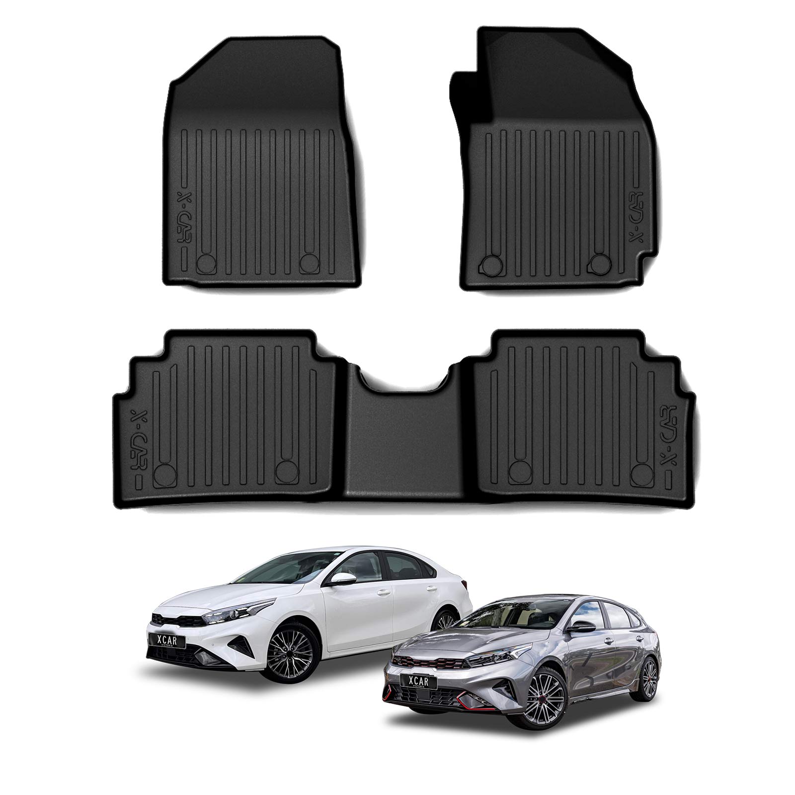 [Pre-order] 3D Floor Mats for Kia Cerato BD Series 2018-2024 All-Weather Car Liners