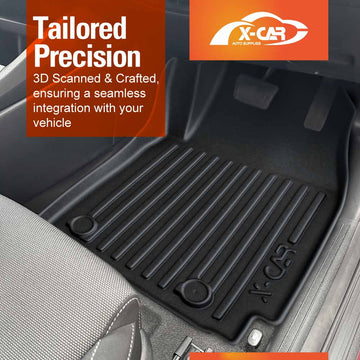 3D Floor Mats for Kia Cerato BD Series 2018-2024 All-Weather Car Liners - 0