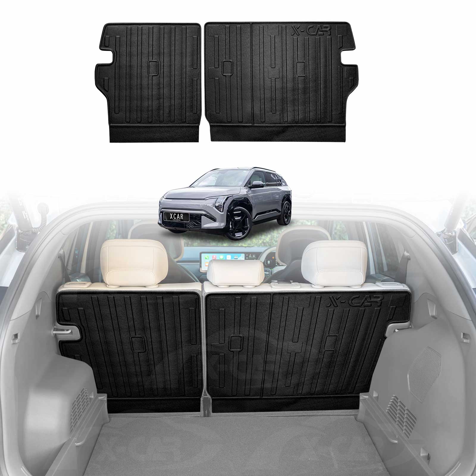 Boot Liner / Back Seat Protector for  Kia EV3 2025-Onwards All Weather Cargo Mat